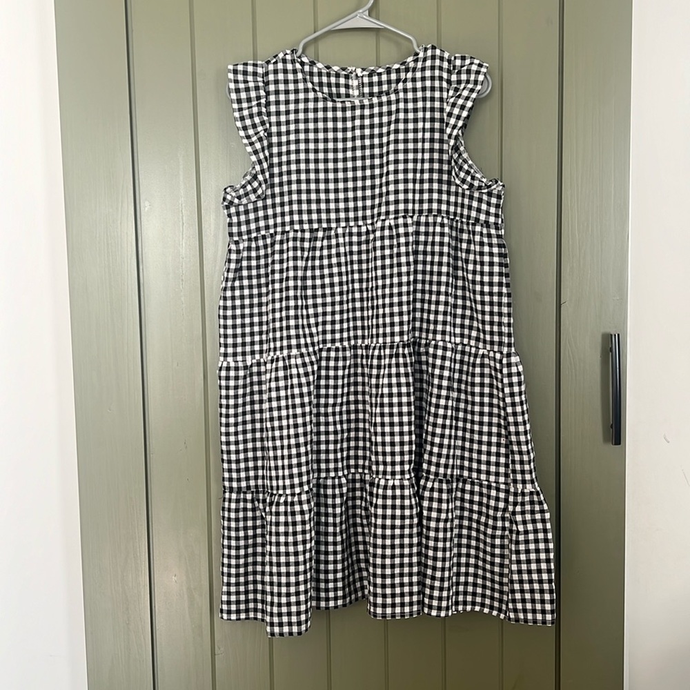 Black and White checkered dress